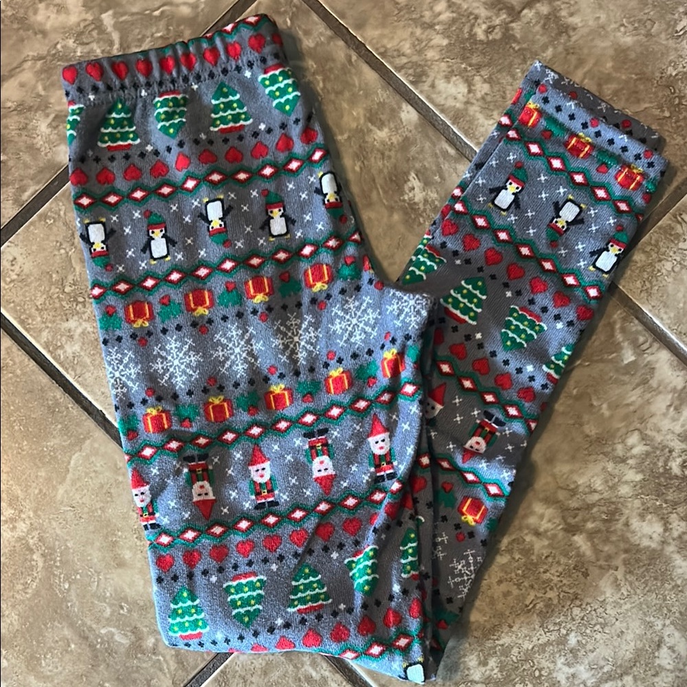 No Boundaries Holiday Fleece Leggings - Small (3/5)